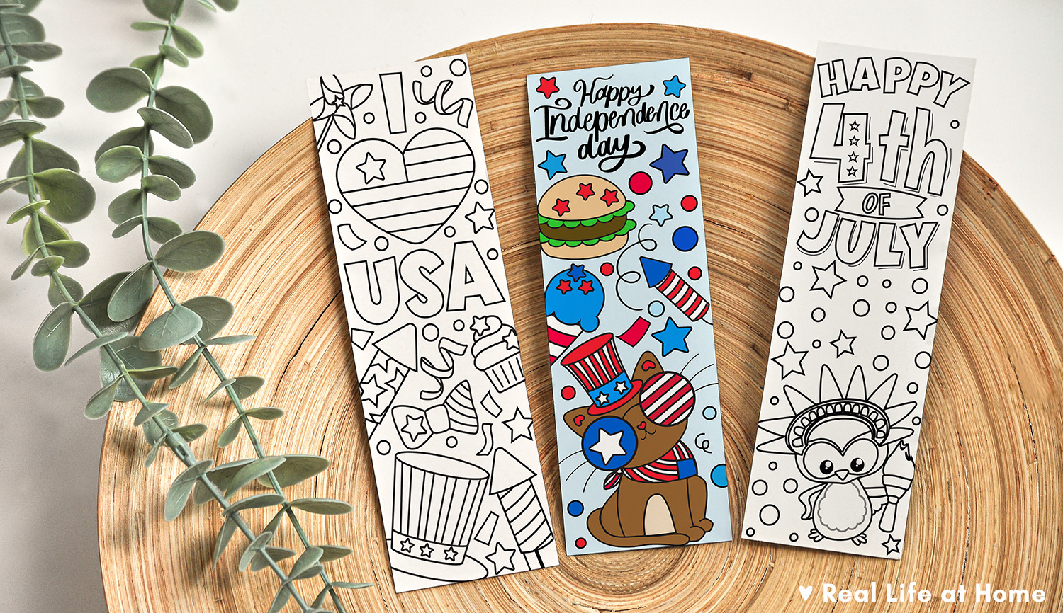 Free Printable Color Your Own 4th of July Bookmarks for Kids and Adults Free Printable Color Your Own 4th of July Bookmarks for Kids and Adults.