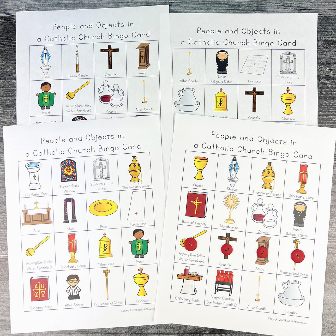 Downloadable Catholic Bingo Cards for Kids and Families Downloadable Catholic Bingo Cards for Kids and Families.