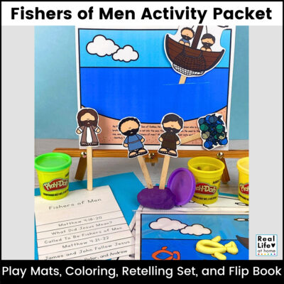 Fishers of Men printable activities for children.